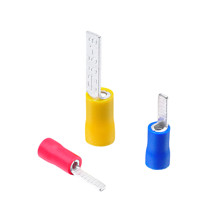 DBV Series Insulated Blade Terminal | Pre-insulated Flat Blade Cold Crimp Lug