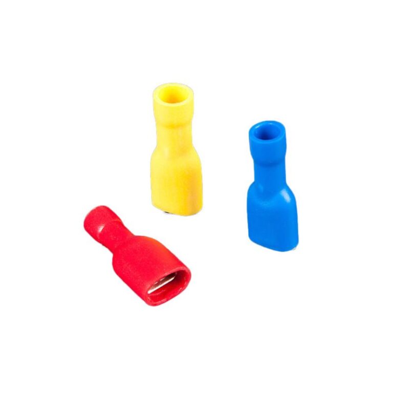 FDFV FDFD Series Fully Insulated Female Disconnector Red Copper Pre-insulated Female Wire Terminal