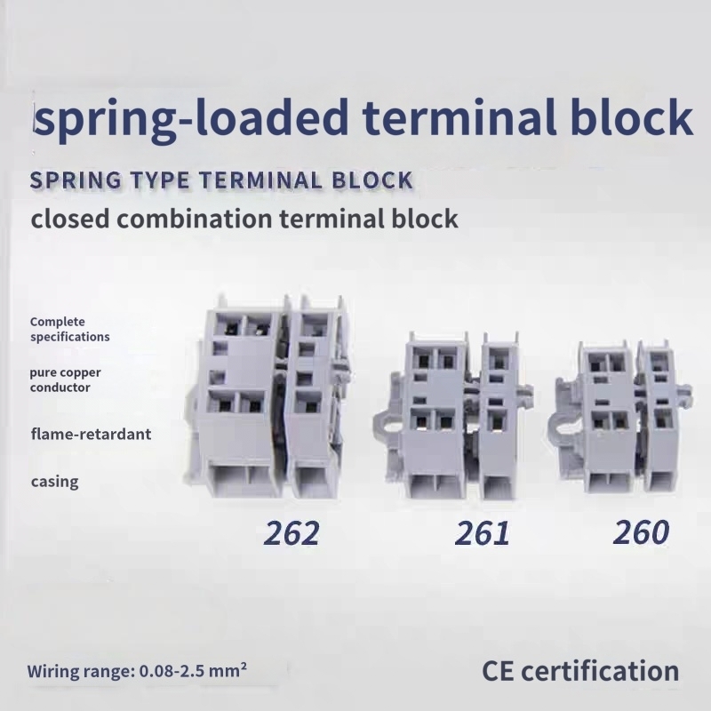 Cage Clamp DIN Rail Terminal Block (WAGO Compatible Replacement)