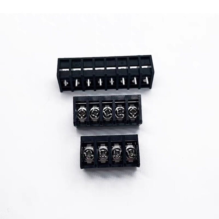 HB825 8.25mm pitch 2-24P middle foot black barrier PCB power terminal block