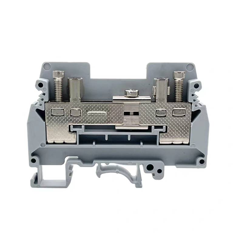 D-UK series insulating end cover baffle for UK DIN rail screw terminal block dustproof end barrier plate