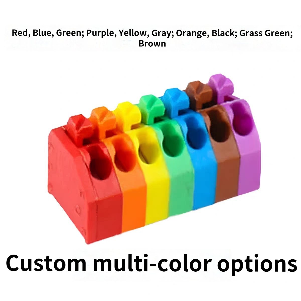 Custom multi-color options for DG250 3.5mm push-in spring terminal blocks